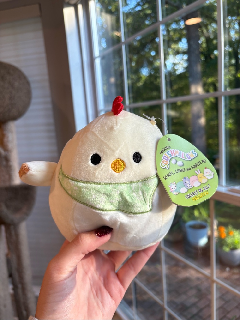 Todd the rooster chicken squishmallow NWT 5in easter edition OG squish